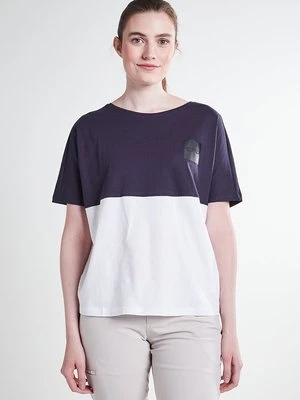 T-shirt z nadrukiem CMP granatowy