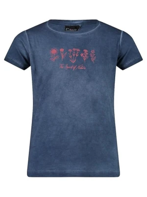 T-shirt z nadrukiem CMP niebieski