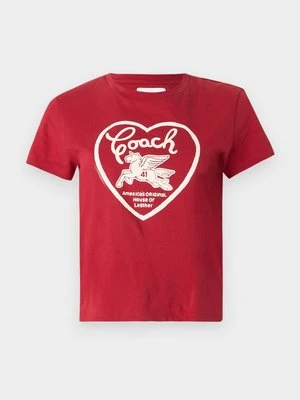 T-shirt z nadrukiem Coach