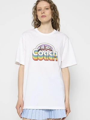 T-shirt z nadrukiem Coach