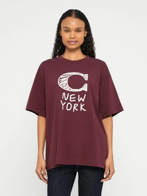 T-shirt z nadrukiem Coach