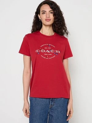 T-shirt z nadrukiem Coach