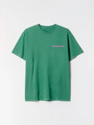 T-shirt z nadrukiem Colourful Rebel