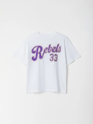 T-shirt z nadrukiem Colourful Rebel