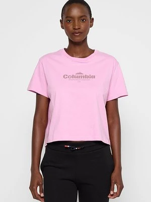 T-shirt z nadrukiem Columbia