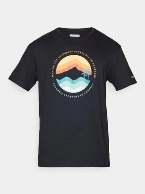 T-shirt z nadrukiem Columbia