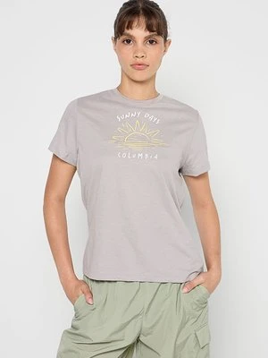 T-shirt z nadrukiem Columbia
