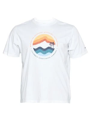 T-shirt z nadrukiem Columbia