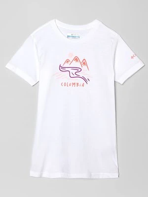 T-shirt z nadrukiem Columbia