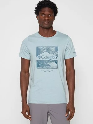 T-shirt z nadrukiem Columbia