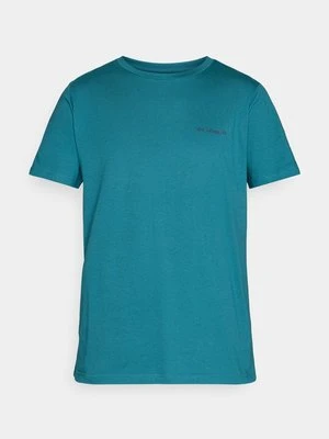 T-shirt z nadrukiem Columbia zielony