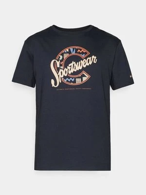 T-shirt z nadrukiem Columbia