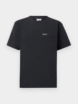 T-shirt z nadrukiem Columbia czarny