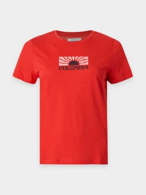 Koszulka sportowa Columbia czerwony