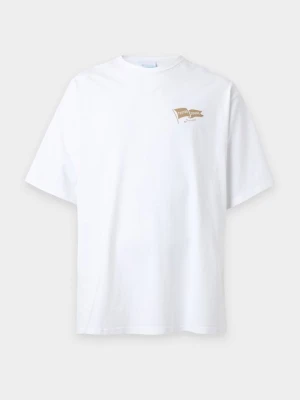 T-shirt z nadrukiem Columbia mleczny