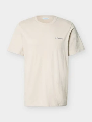 T-shirt z nadrukiem Columbia taupe