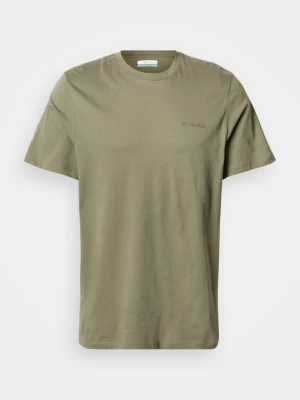 T-shirt z nadrukiem Columbia zielony
