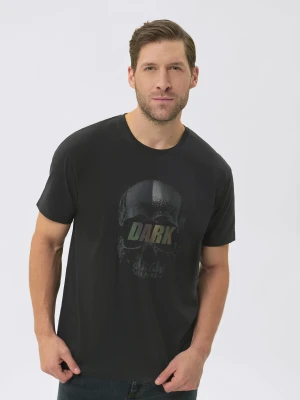 Zdjęcie produktu T-shirt z nadrukiem, Comfort Fit, T-SKULL Volcano