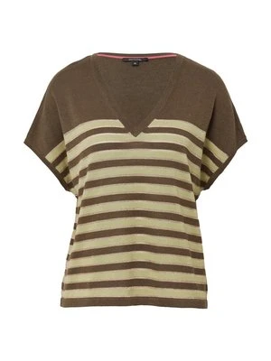 T-shirt z nadrukiem comma jasny brąz