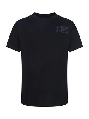 T-shirt z nadrukiem Converse czarny