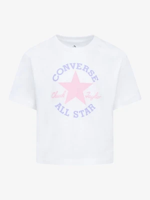 T-shirt z nadrukiem Converse biały