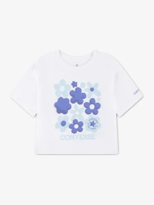 T-shirt z nadrukiem Converse biały