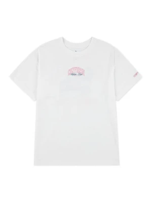 T-shirt z nadrukiem Converse biały