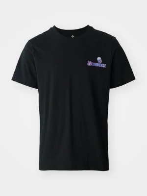 T-shirt z nadrukiem Converse czarny