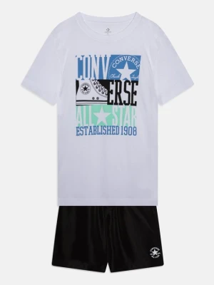 T-shirt z nadrukiem Converse czarny