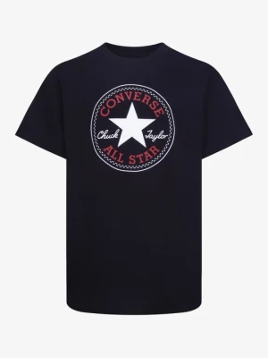 T-shirt z nadrukiem Converse czarny
