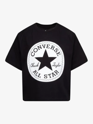 T-shirt z nadrukiem Converse czarny