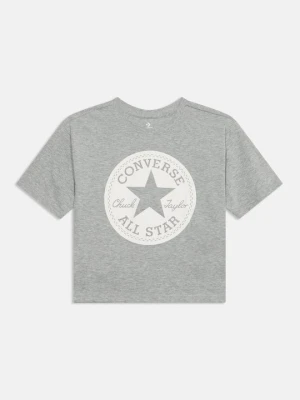 T-shirt z nadrukiem Converse szary
