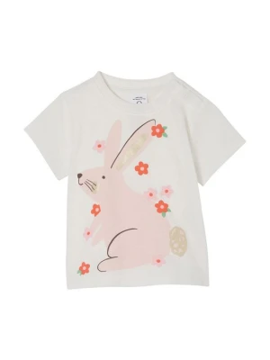 T-shirt z nadrukiem Cotton On biały