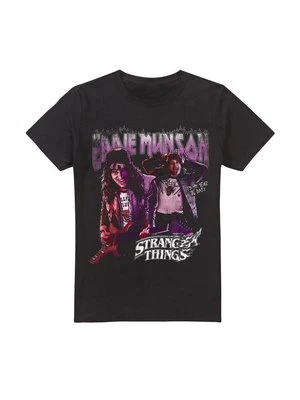 T-shirt z nadrukiem Cotton Soul czarny