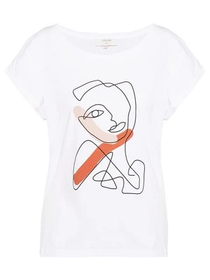 T-shirt z nadrukiem Cream