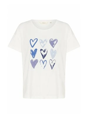 T-shirt z nadrukiem Cream