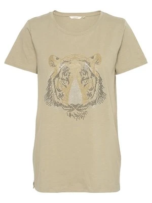 T-shirt z nadrukiem Cream