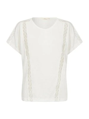 T-shirt z nadrukiem Cream