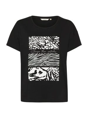 T-shirt z nadrukiem Cream