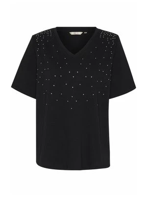 T-shirt z nadrukiem Cream czarny
