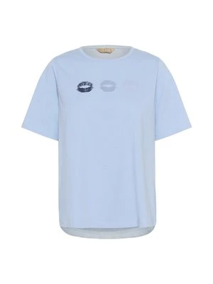 T-shirt z nadrukiem Culture jasnoniebieski