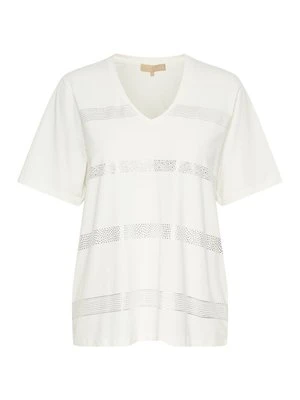 T-shirt z nadrukiem Culture mleczny