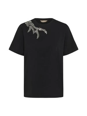 T-shirt z nadrukiem Culture czarny