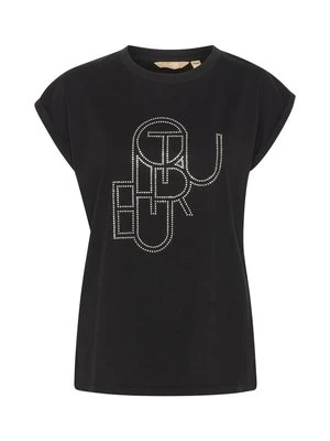 T-shirt z nadrukiem Culture czarny