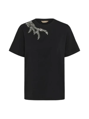 T-shirt z nadrukiem Culture czarny