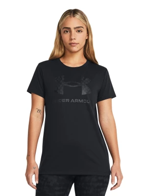 T-shirt z nadrukiem damski Under Armour UA Rival Logo SS - czarny