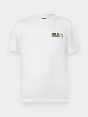 T-shirt z nadrukiem DC Shoes biały