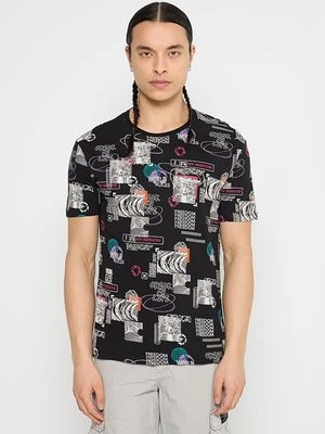 T-shirt z nadrukiem DeFacto