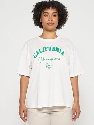 T-shirt z nadrukiem DeFacto