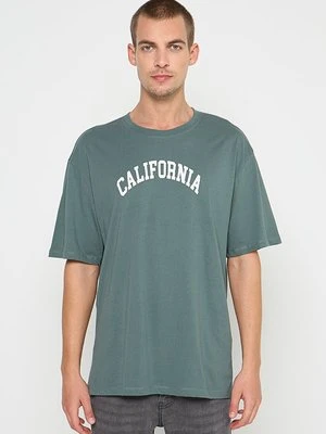 T-shirt z nadrukiem DeFacto